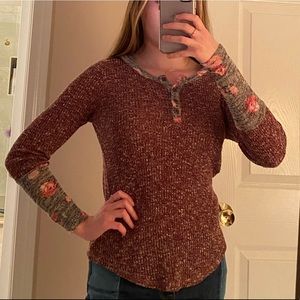 Aeropostale Sweater Top with Hood